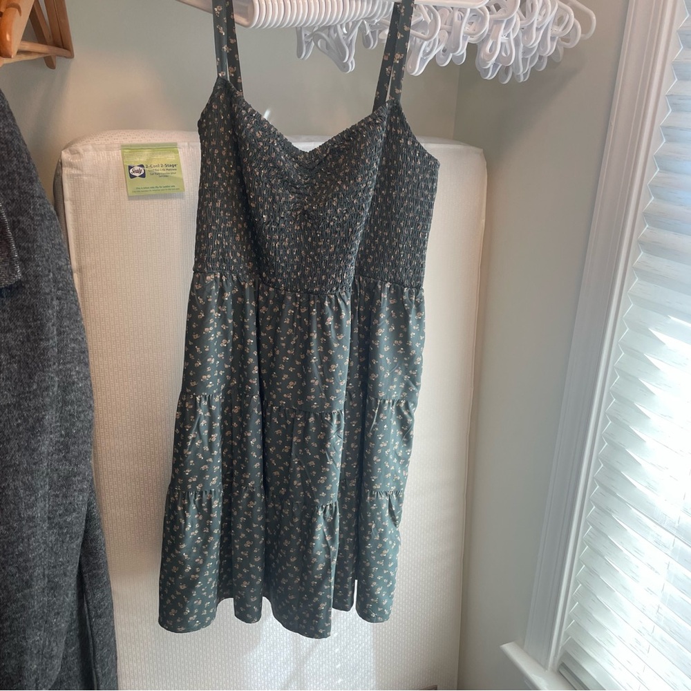 Madewell Tucker Tie Strap Mini Dress Size XL - Picture 3 of 10